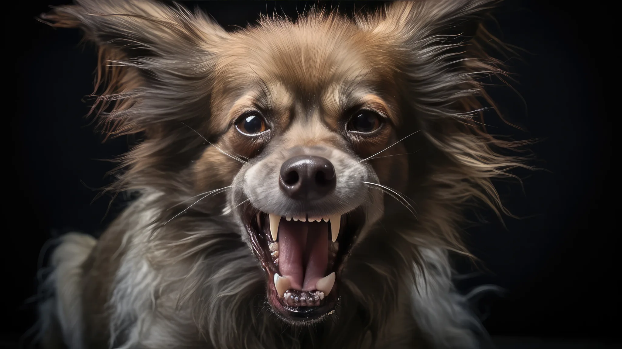 A dog showing calm focus during aggressive dog training in Nashville